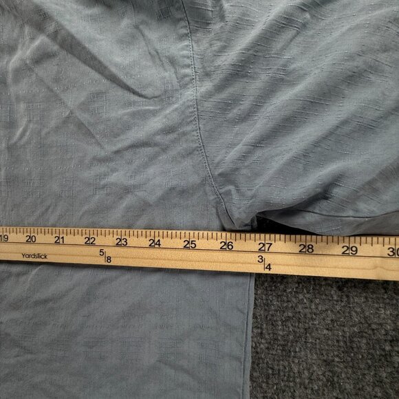 Tommy Bahama Sails Call Hula Girl Embroidered Hawaiian Shirt Blue 2XL Silk Adult - Picture 8 of 16